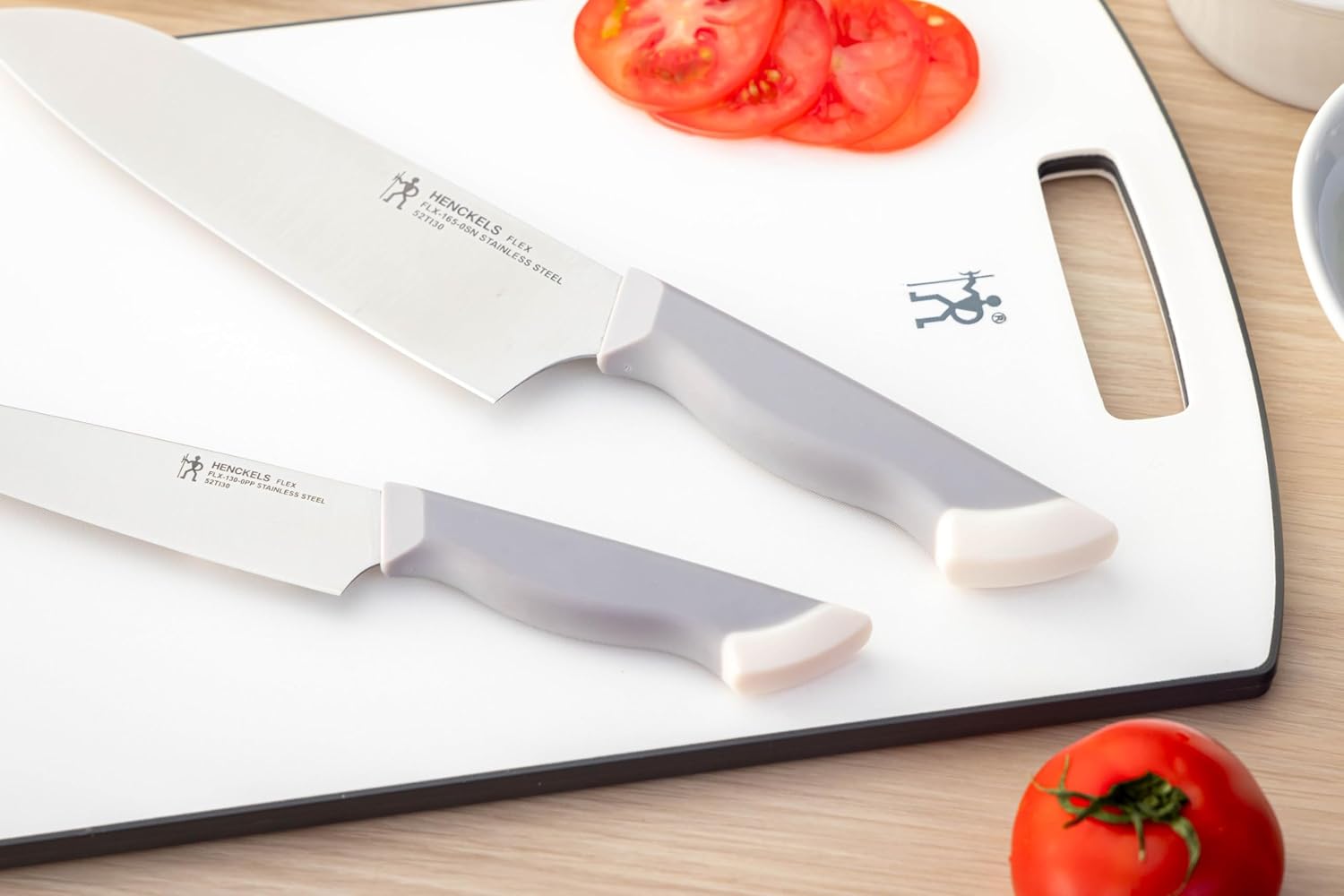 Detalle de ヘンケルス Flex Z1033-674 ペティナイフ 130mm 食洗機対応・TPRグリップ