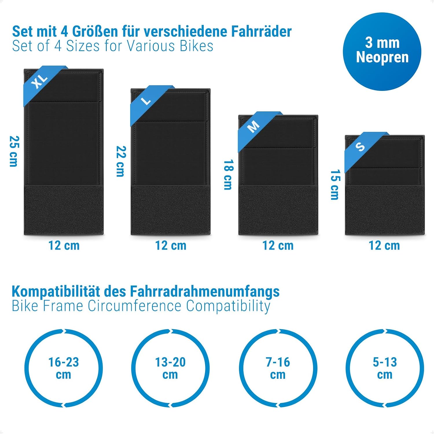 Detalle 2 de Siegvoll Fahrrad Rahmenschutz 4 Größen