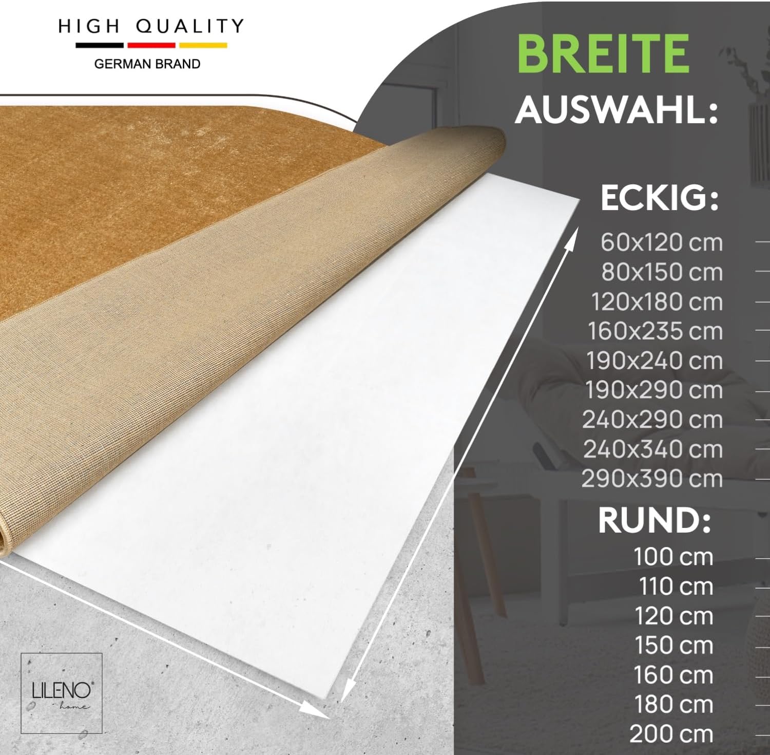 Thumbnail 6 de LILENO HOME Tapis Antidérapant 80x150 cm