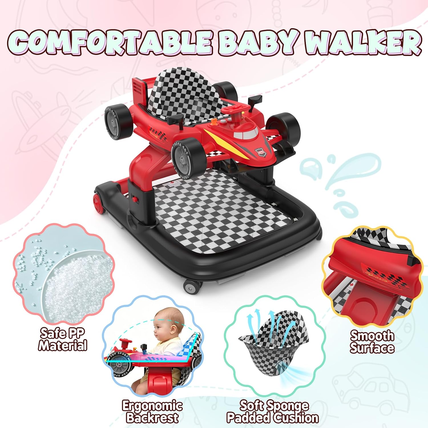 Detalle 1 de Baby Walker with Adjustable Height