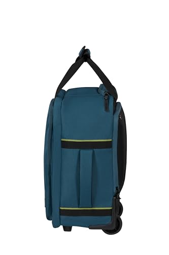 Detalle de American Tourister Take2Cabin Ryanair: Mochila con ruedas de cabina 40 x 25 x 20 cm, Harbor Blue