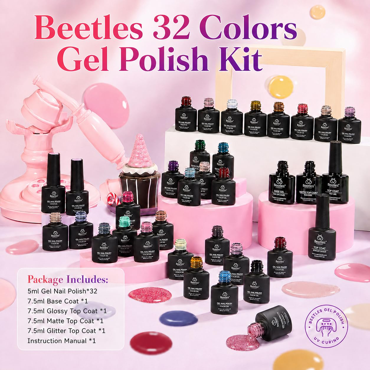 Thumbnail 5 de beetles Spring Gel Polish Set 32-color nail kit ๐