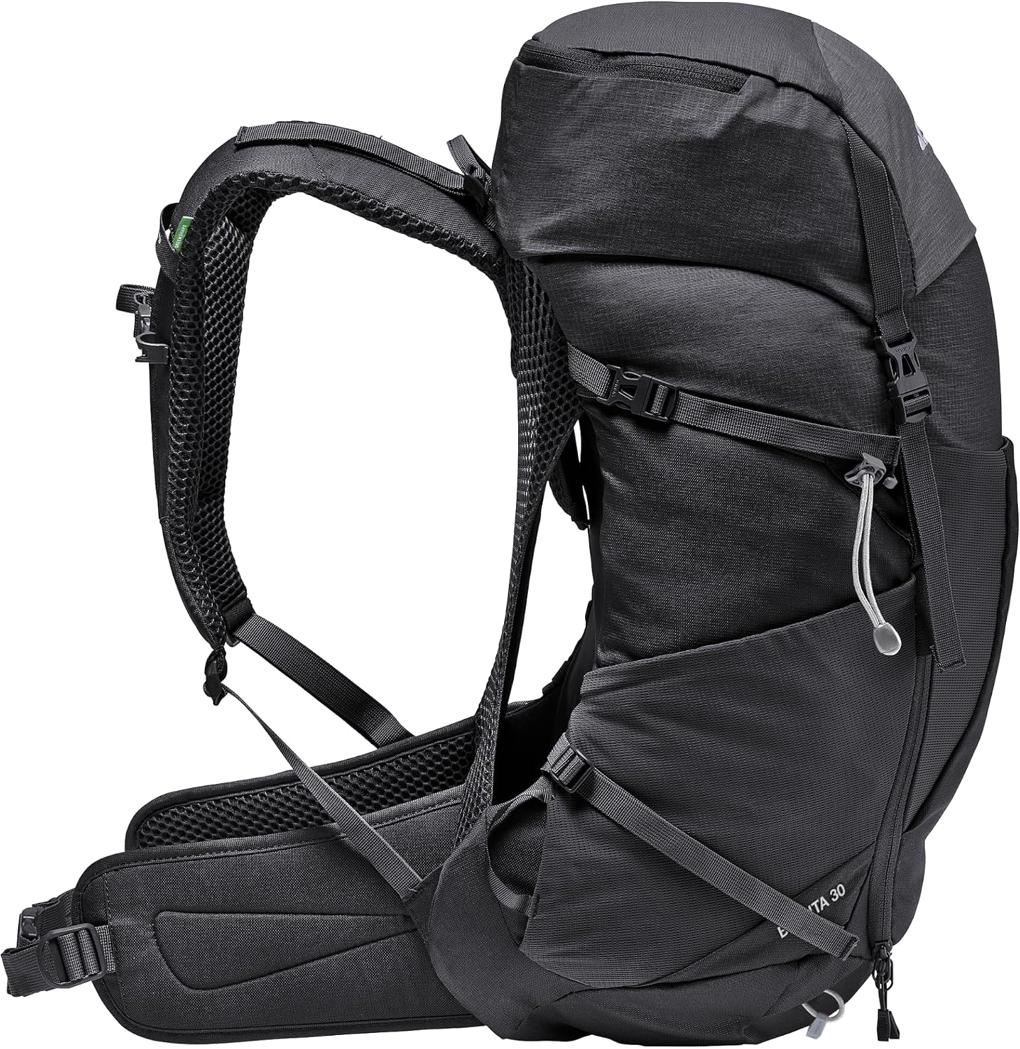 Detalle de VAUDE Brenta 30 Liter Wanderrucksack – Damen & Herren, wasserabweisend, integrierte Regenhülle