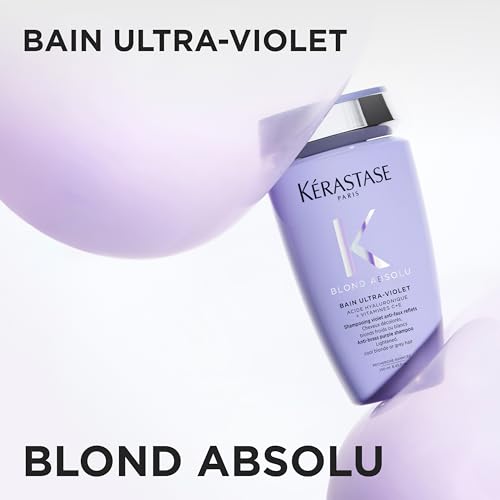 Detalle de Kérastase Blond Absolu Bain Ultra-Violet Shampoo gegen Gelbstich – 250 ml