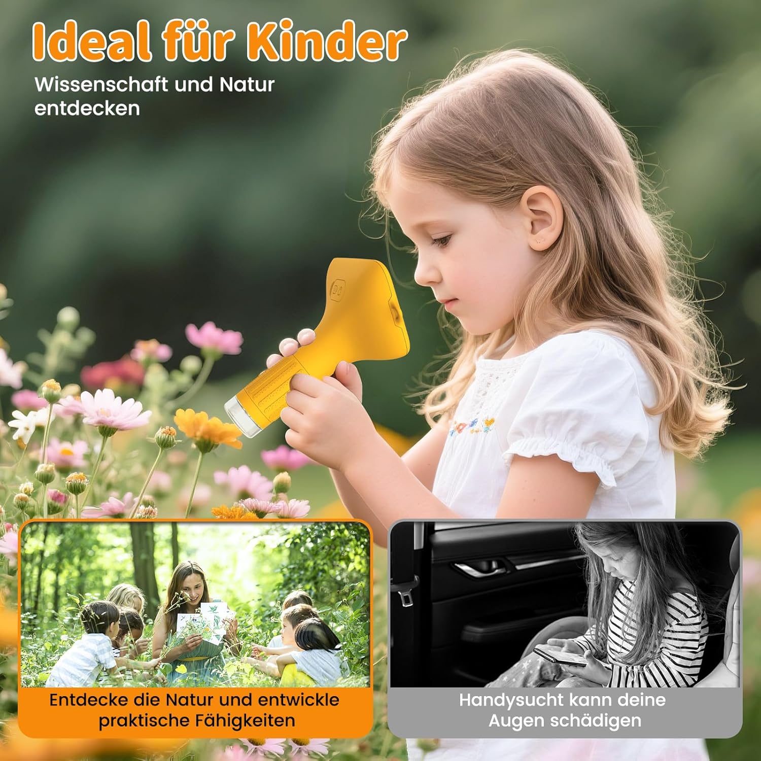 Thumbnail 2 de Kinder Mikroskop HD 3 Zoll Display