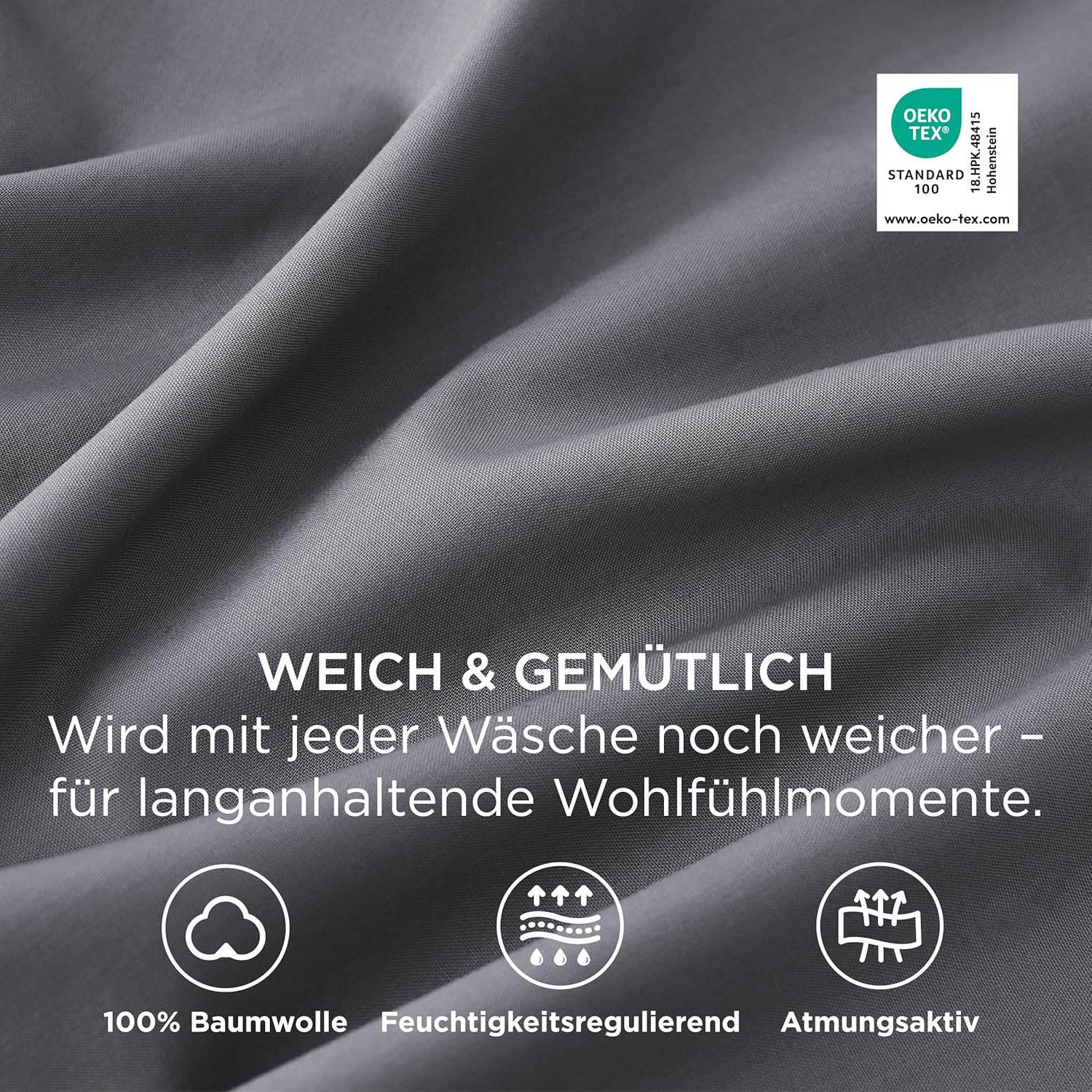 Thumbnail 1 de BEDSURE Kissenbezug 40 x 80 2er Set 📏