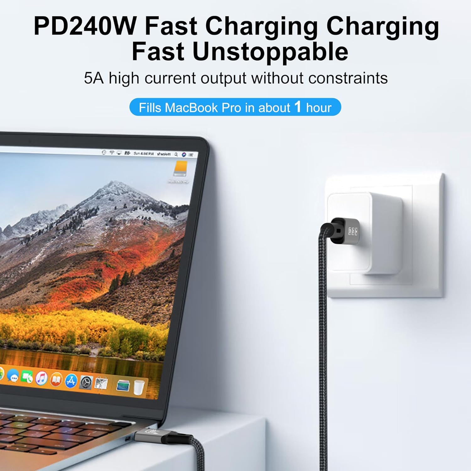 Detalle 2 de USB4 Kabel mit Thunderbolt 4 240 W