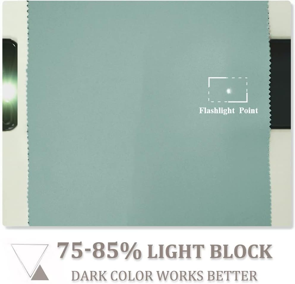 Thumbnail 3 de PONY DANCE Kurzer Vorhang Blickdicht Verdunkelungsvorhang Kinderzimmer 137x132 cm 🪟