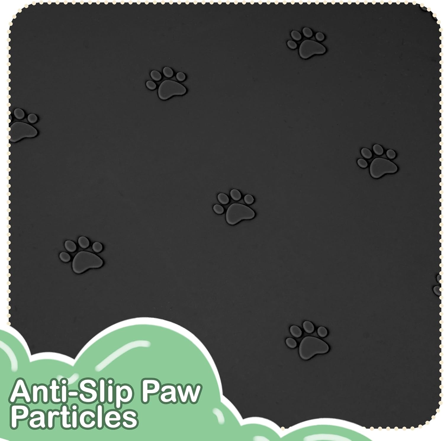 Thumbnail 6 de Greatbond 100% Waterproof Silicone Pet Feeding Mat with Raised Edge – 55x38cm, BPA-Free, Non-Slip, Dishwasher Safe