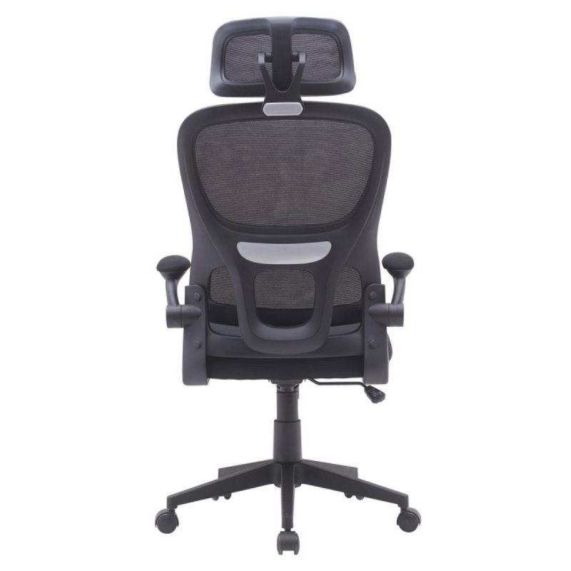Detalle de Silla de Oficina Klik Ergonómica Ajustable con Respaldo de Tejido y Ruedas Silenciosas