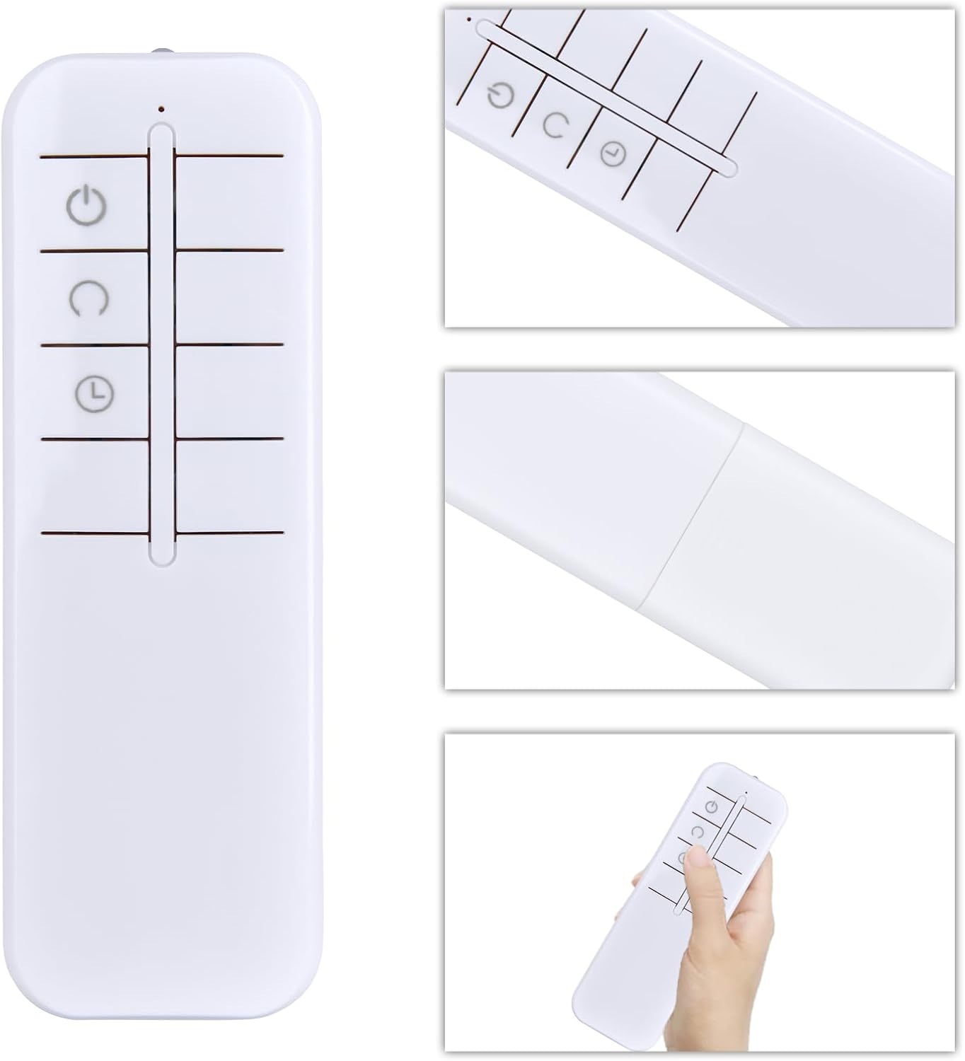 Thumbnail 2 de TCNOUMT Replacement Remote Control for Shinebella Senelux Oscillating Wall Mount Small Fan (White)