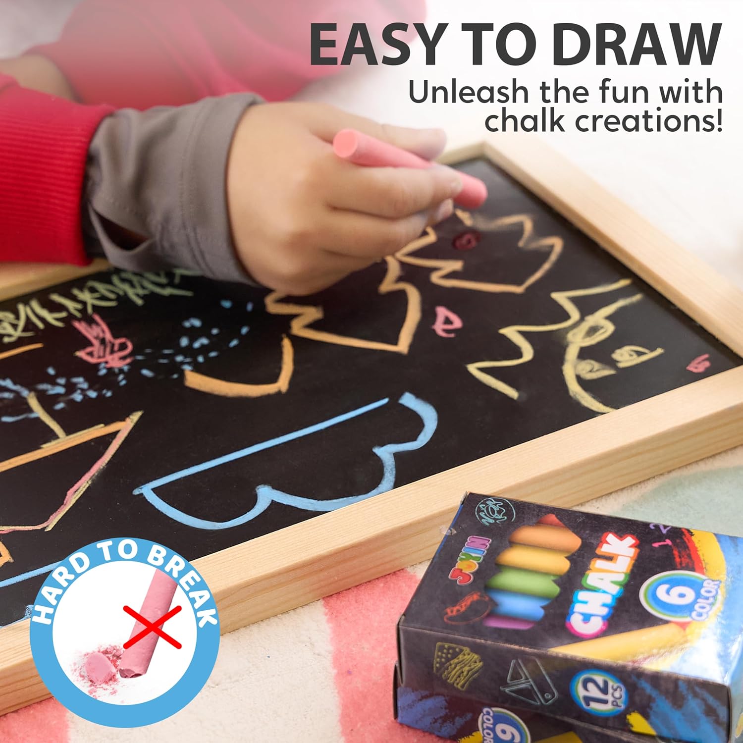 Thumbnail 4 de JOYIN 432-Count Mini Chalk Set for Kids (Non-Toxic, Sidewalk & Classroom Use) — 36 Boxes