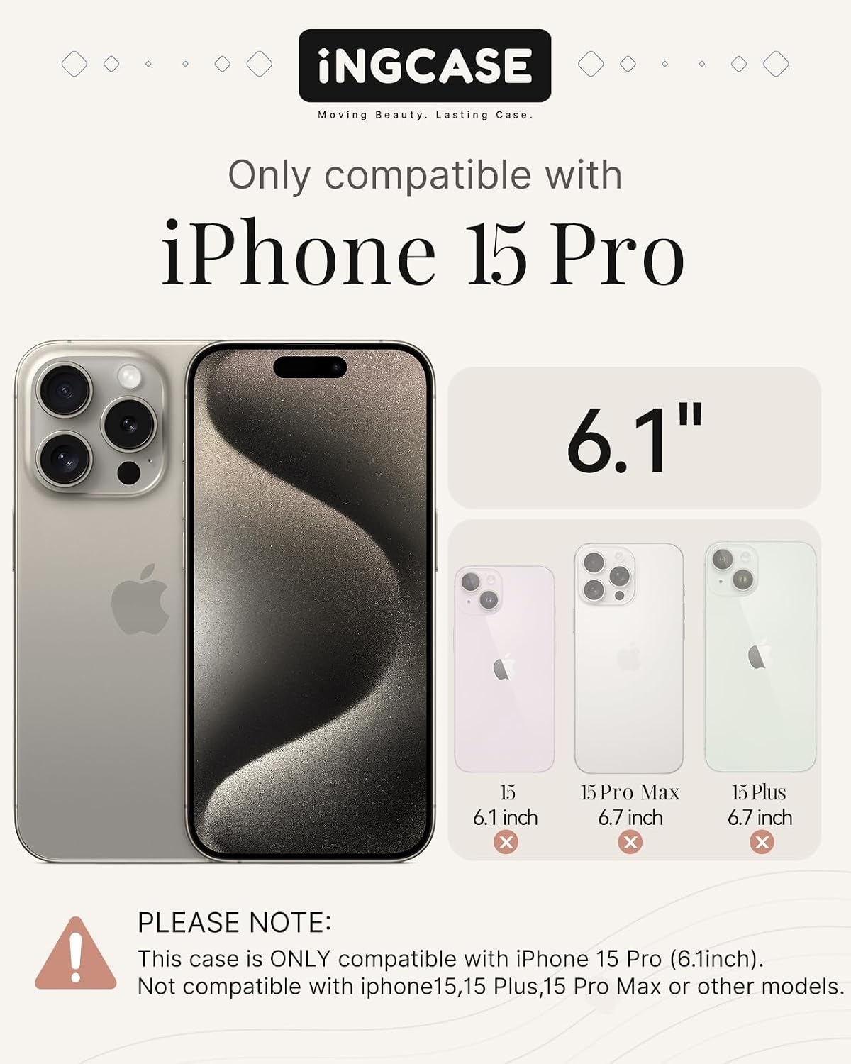 Detalle 2 de Ingcase iPhone 15 Pro Case