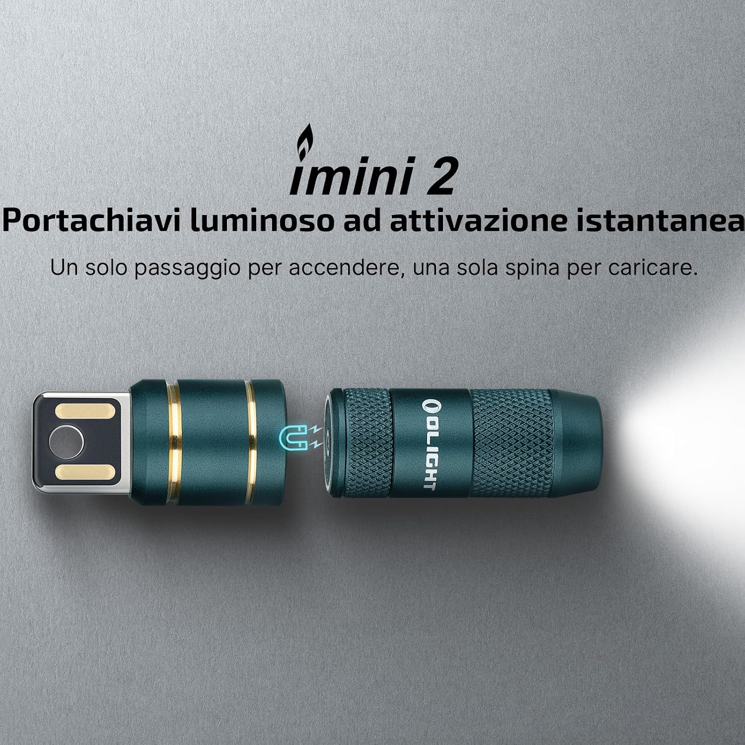 Detalle 2 de OLIGHT I Mini 2 torcia portachiavi 21 m 🔦