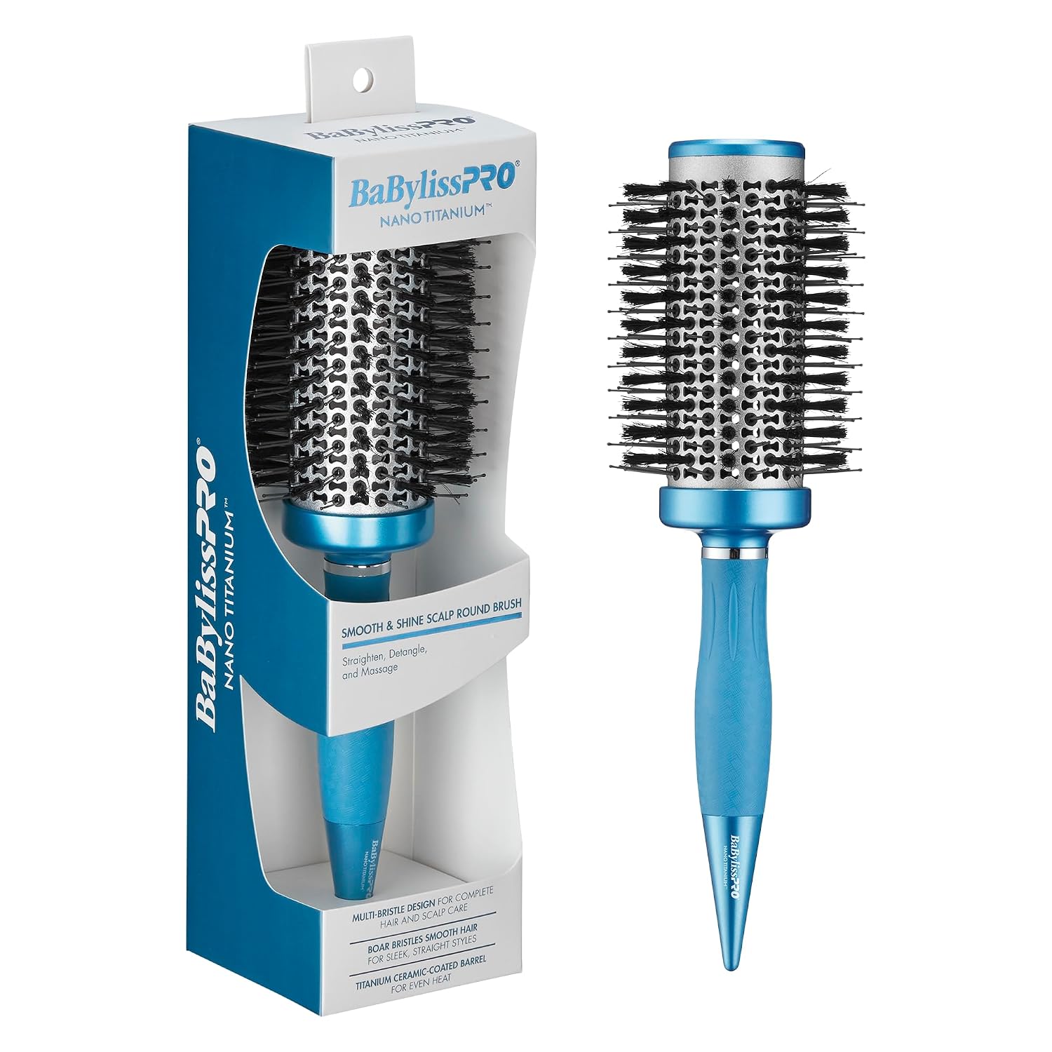 Detalle 2 de BaBylissPRO Round Hair Brush, Nano Titanium
