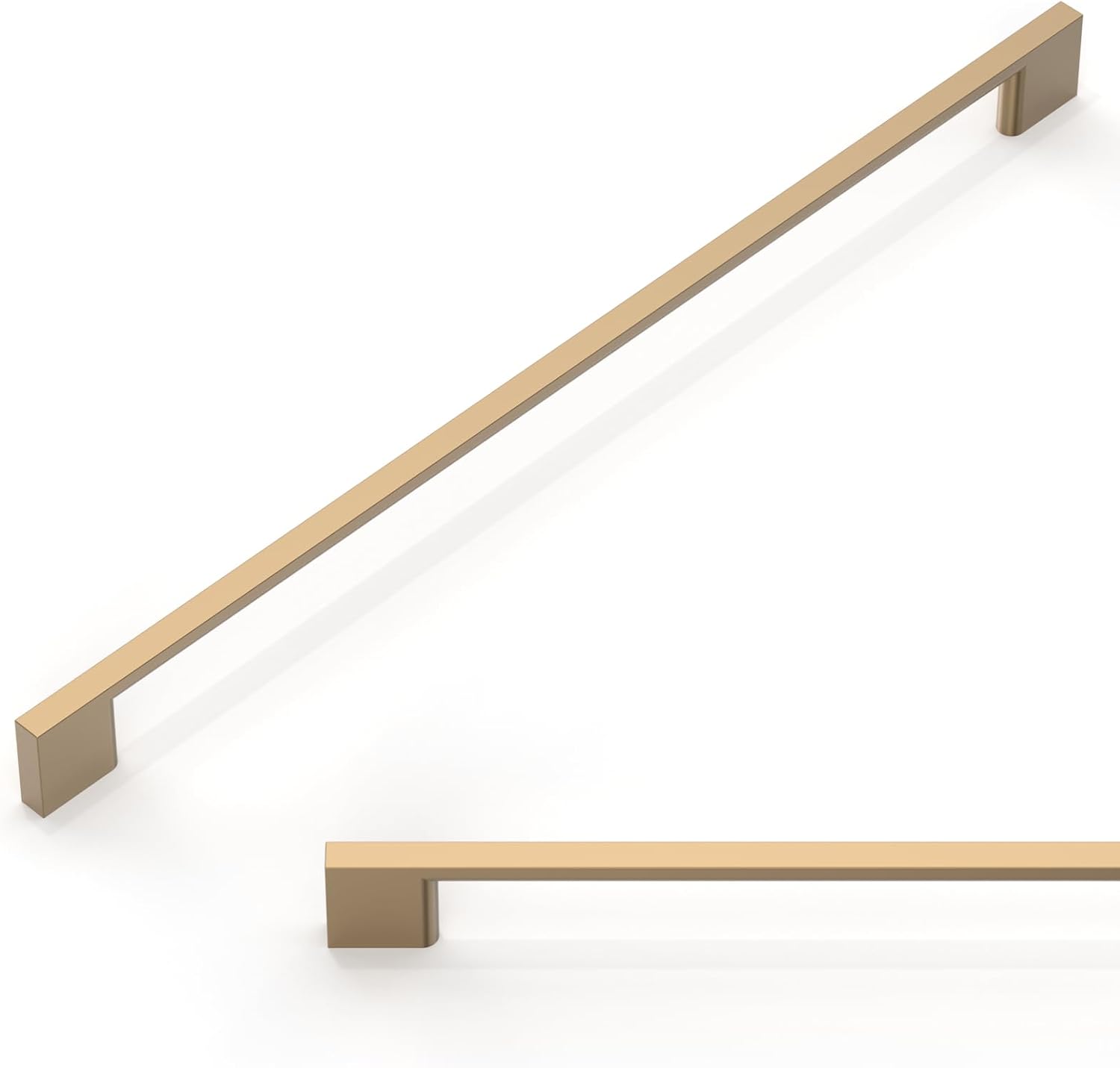Detalle de Talentedeco 6-Pack Champagne Bronze Cabinet Pulls, 12.6-Inch Centre Spacing