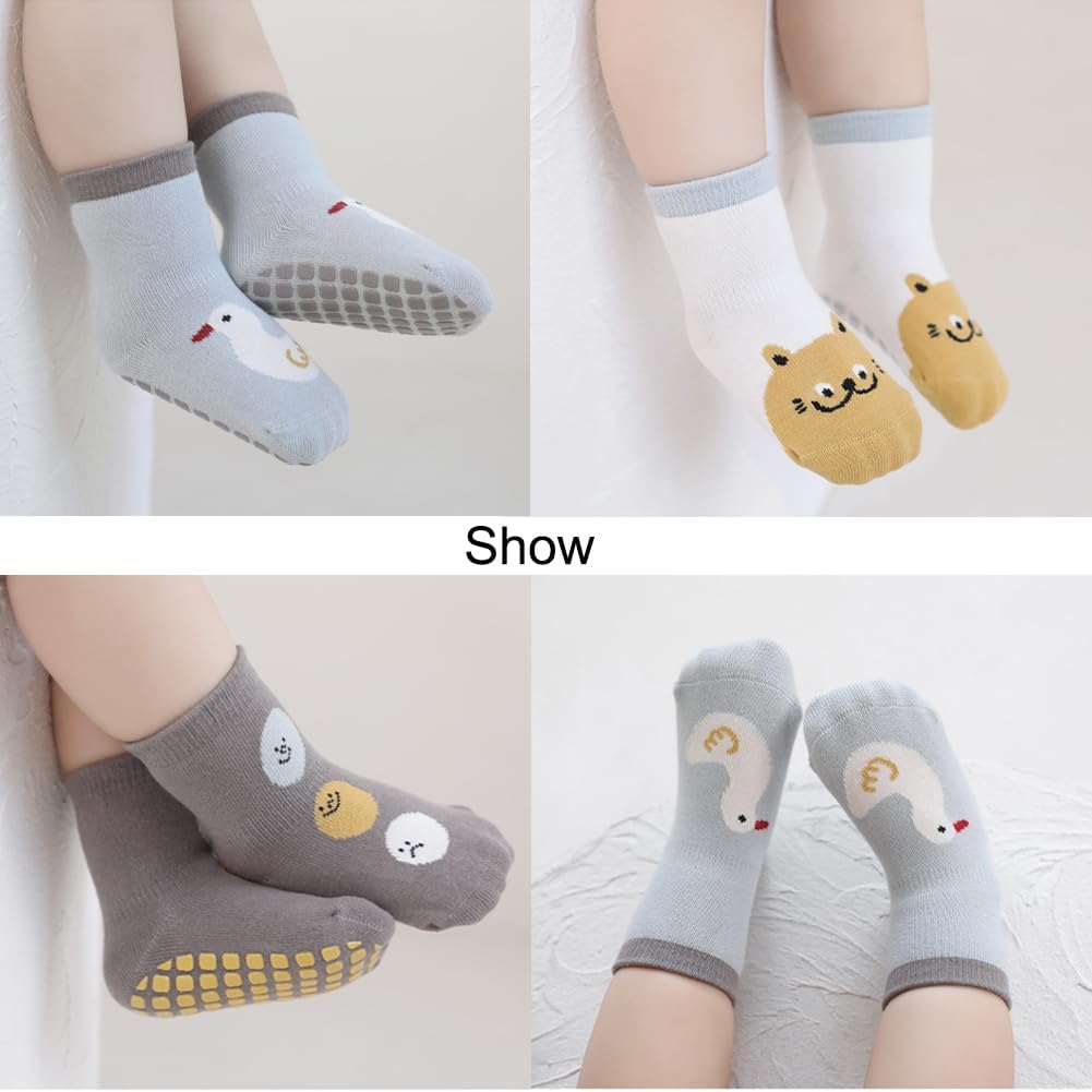 Thumbnail 1 de Exemaba Rutschfeste Socken für Baby – 5 Paar Anti-Rutsch-Sport-Socken