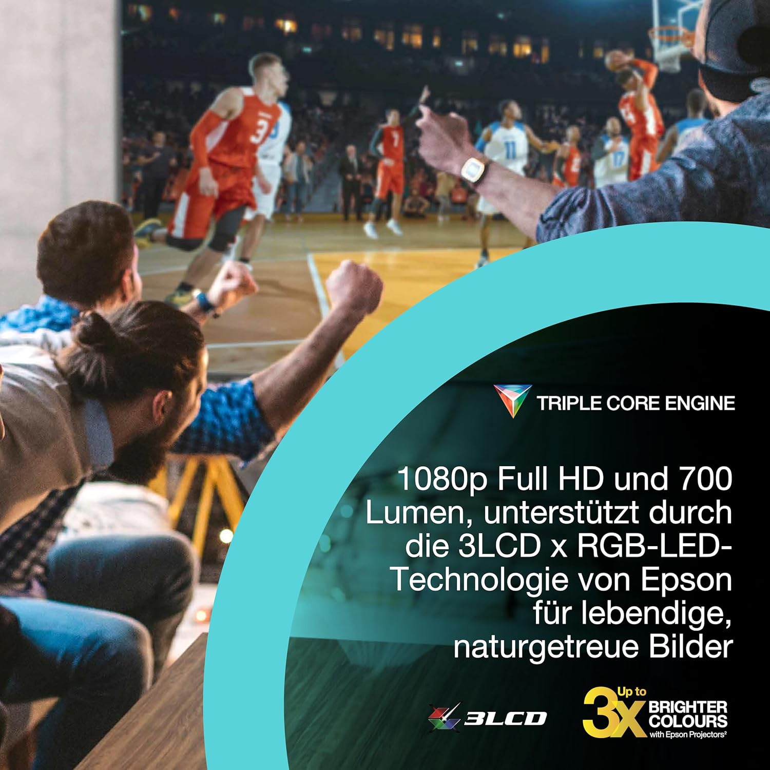 Thumbnail 6 de Epson Lifestudio Pop EF-61W (Sound by Bose) – tragbarer Smart-Projektor mit Google TV und Full HD