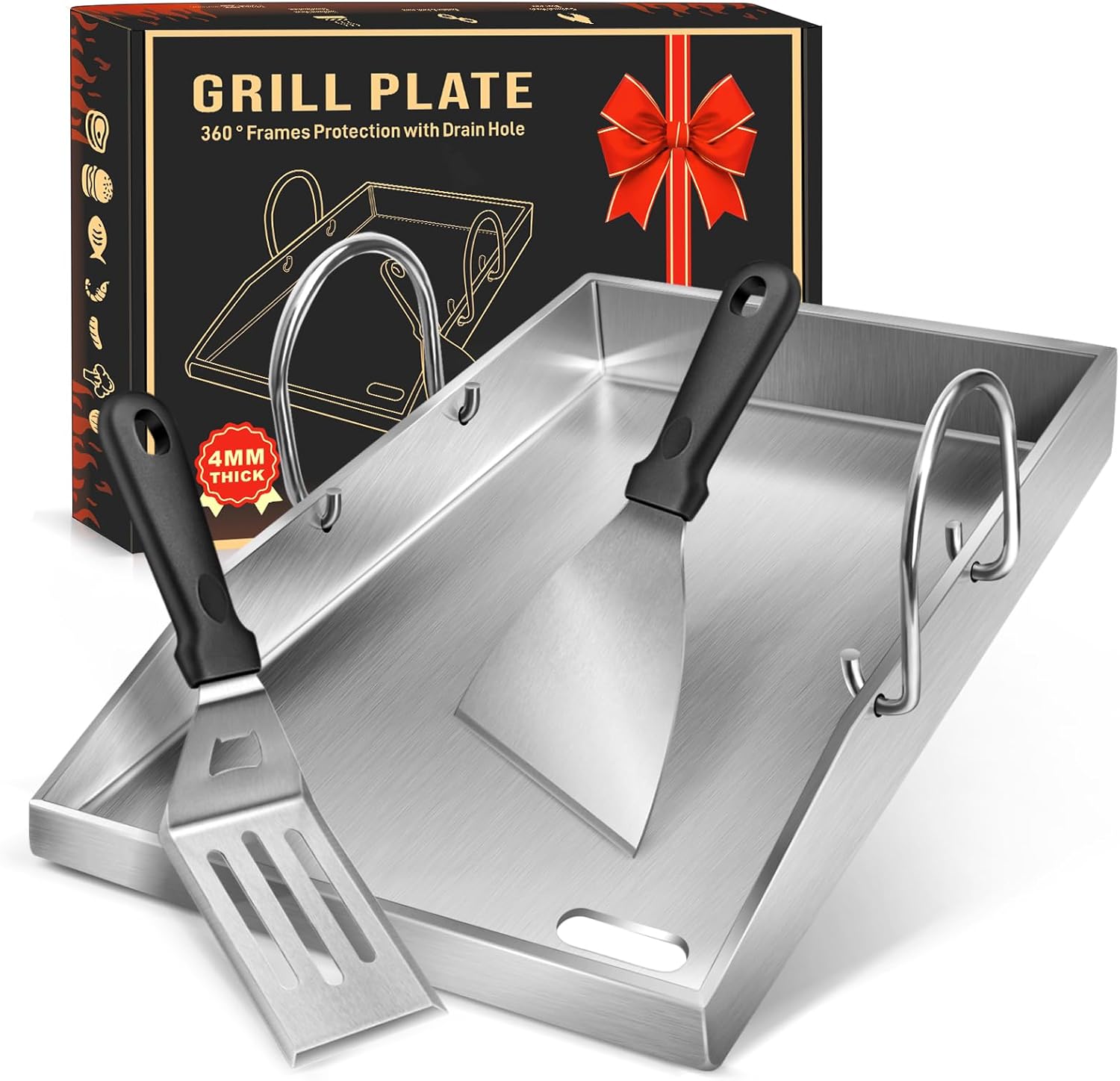 Detalle de Grillplatte Plancha 40 x 30 cm