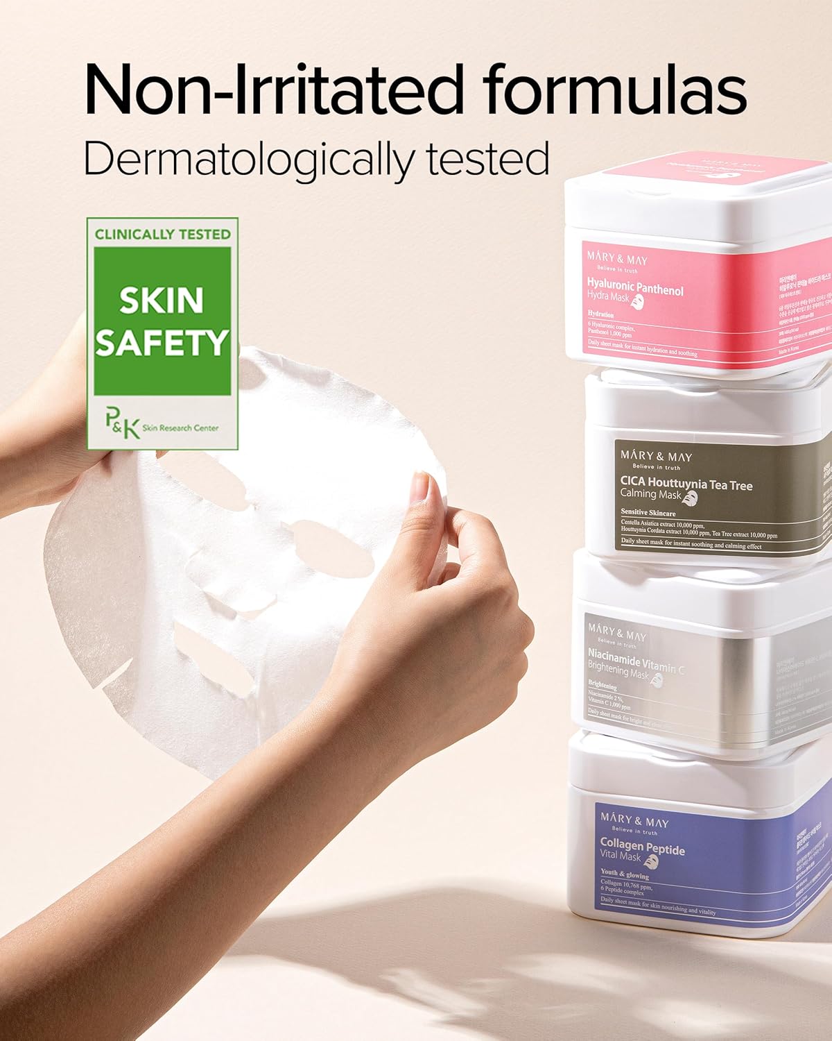 Thumbnail 5 de Mary&May Hyaluronic Panthenol Hydra Mask: Daily Hydration in a 30-Sheet Tub