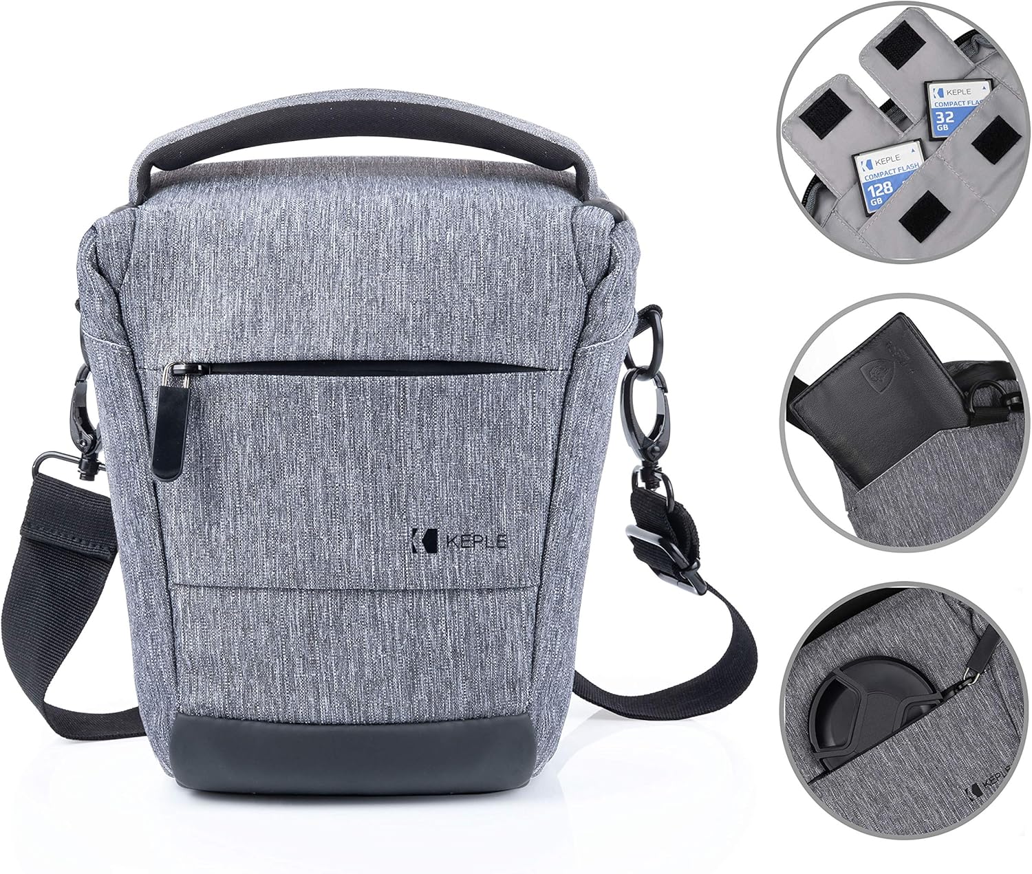 Thumbnail 1 de Keple Camera Case Shoulder Bag Holster for DSLR/SLR – Universal fit for Fuji X-series and more