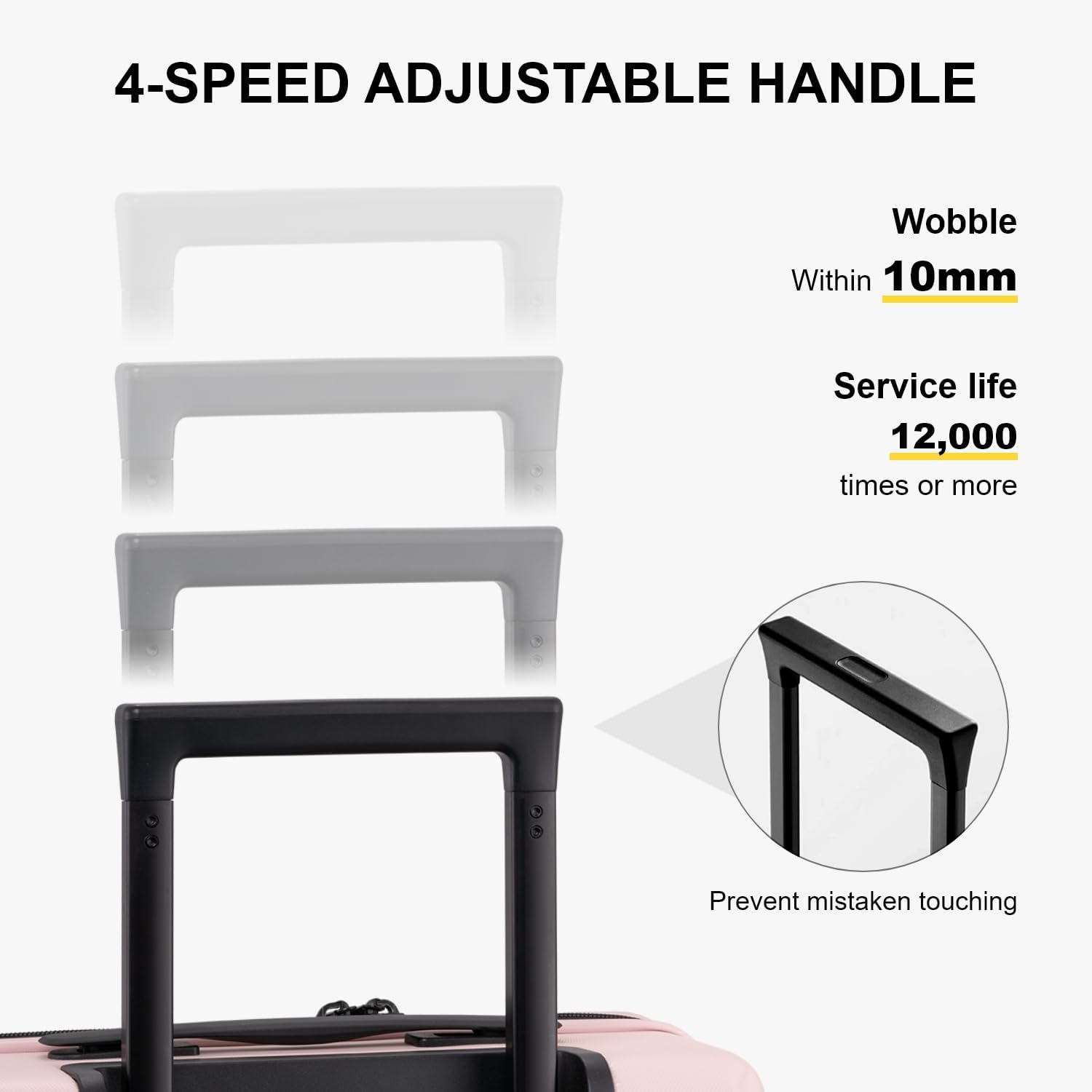 Detalle 2 de LEVEL8 8 Spinner Rollkoffer 54 cm
