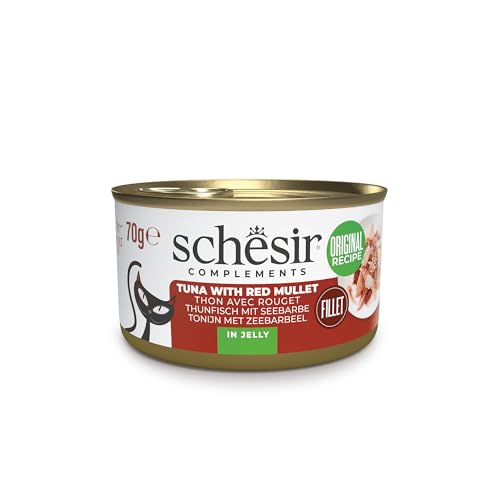 Detalle de Schesir Filetes de Atún y Calabaza, 12×70 g 🐱