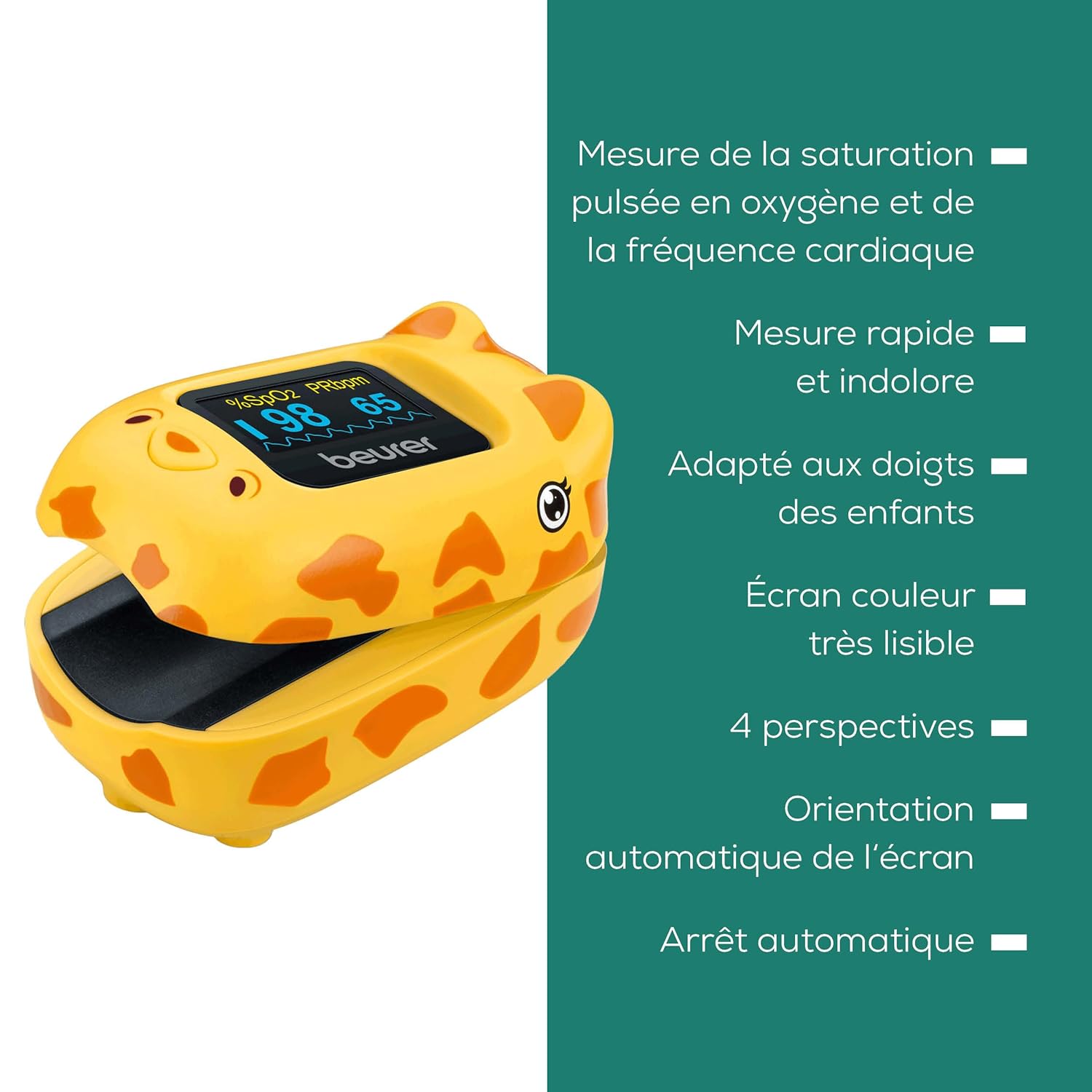 Detalle de Beurer PO 13 Kids: oxymètre de pouls digital pour enfants