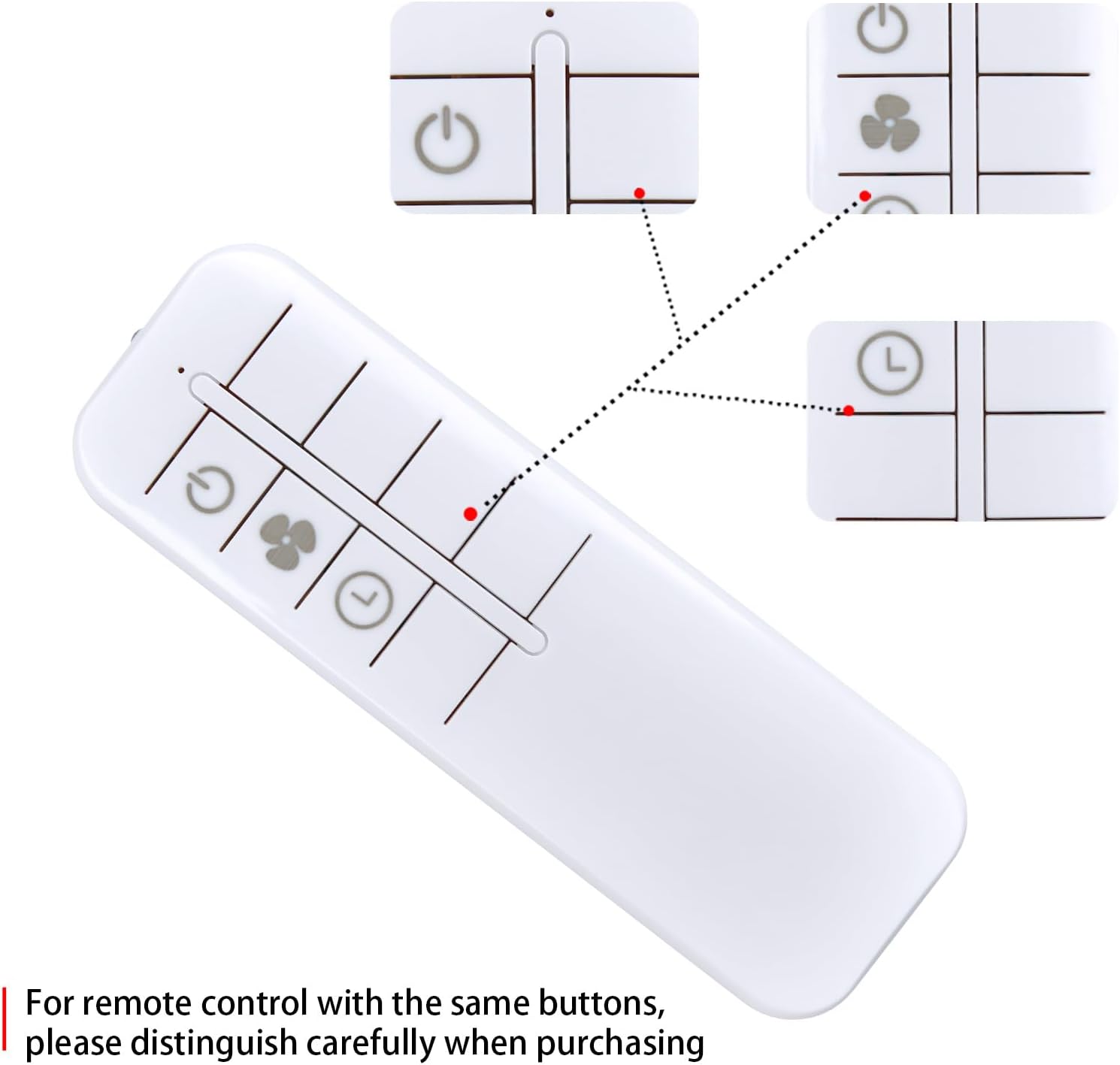 Thumbnail 5 de TCNOUMT Replacement Remote for Honeywell QuietSet HSF600 Series