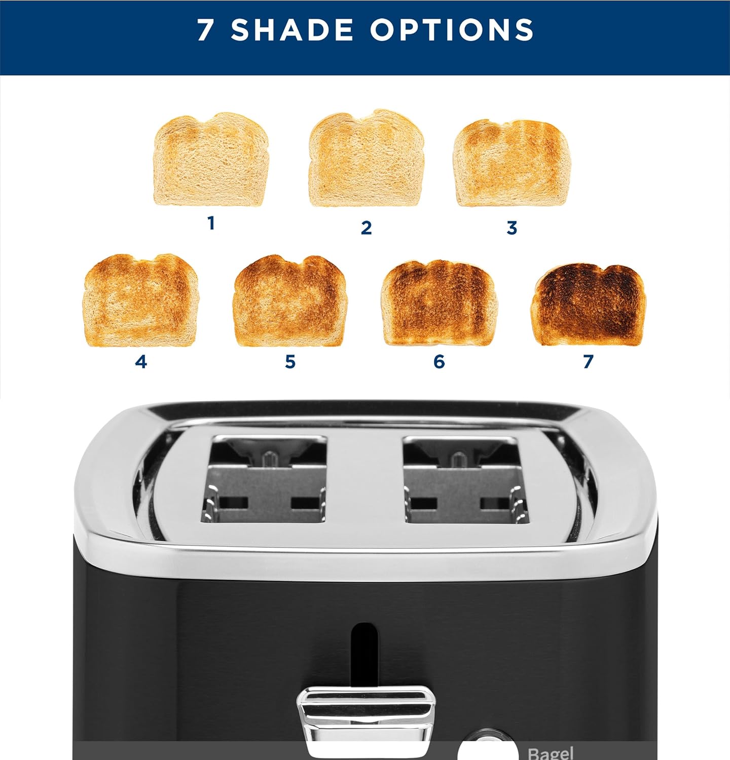 Thumbnail 3 de GE 2 Slice Toaster 850W with 7 settings