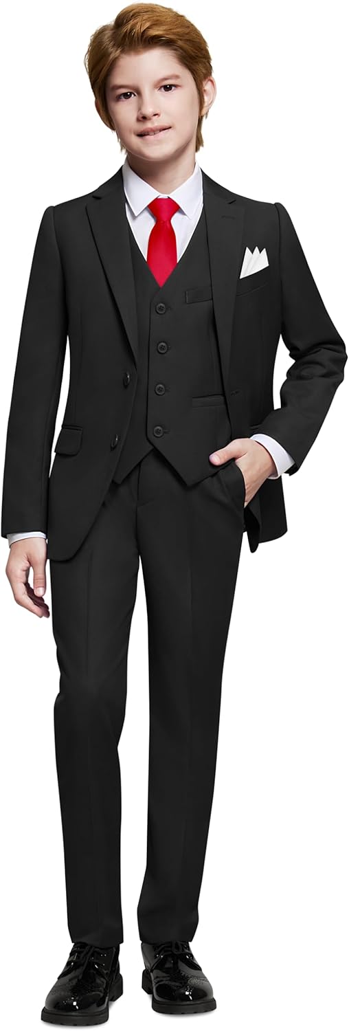 Thumbnail 6 de Marvelous World Boys' Slim Fit Suit Set 👔