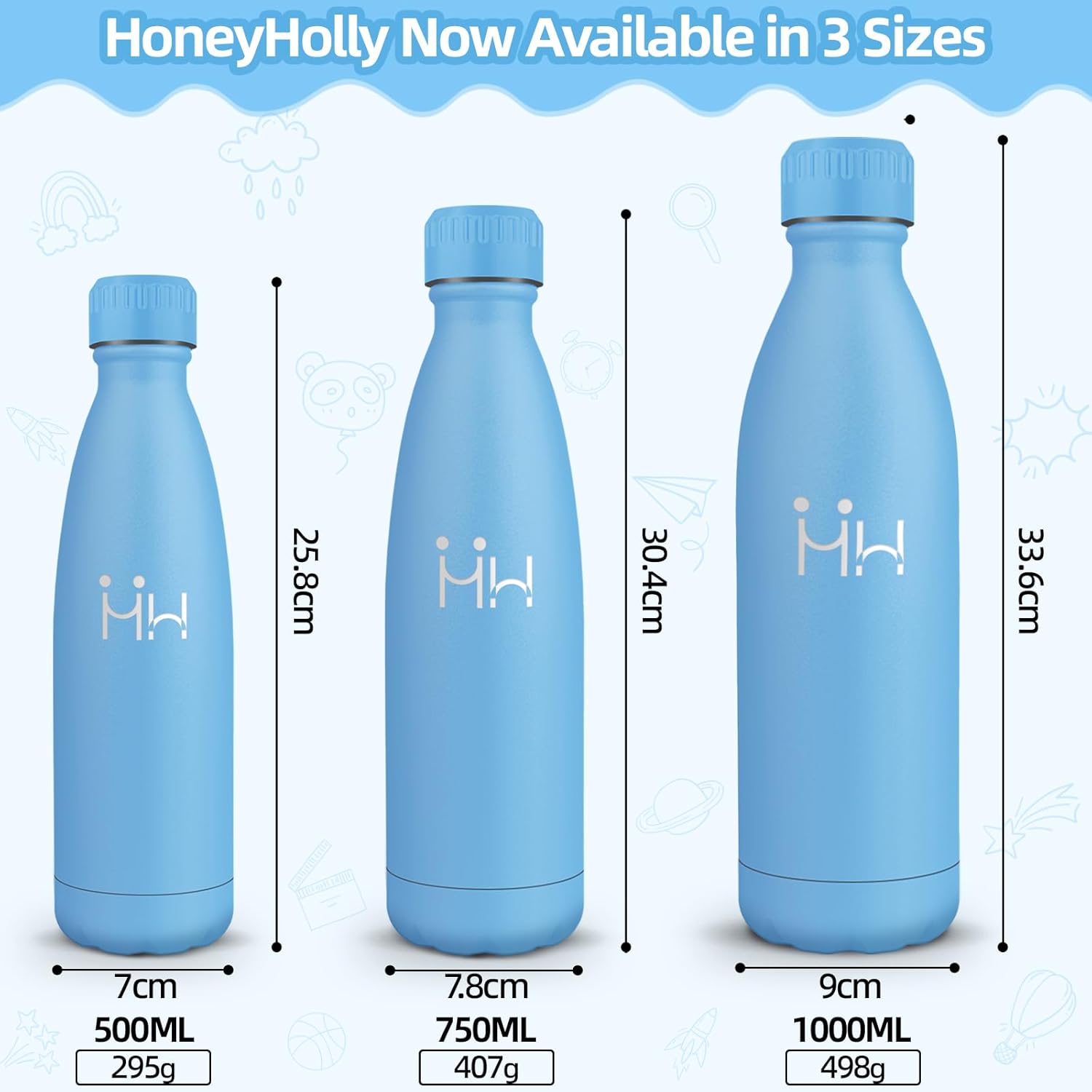 Thumbnail 4 de HoneyHolly Botella Térmica 500ML Acero Inoxidable 🚰