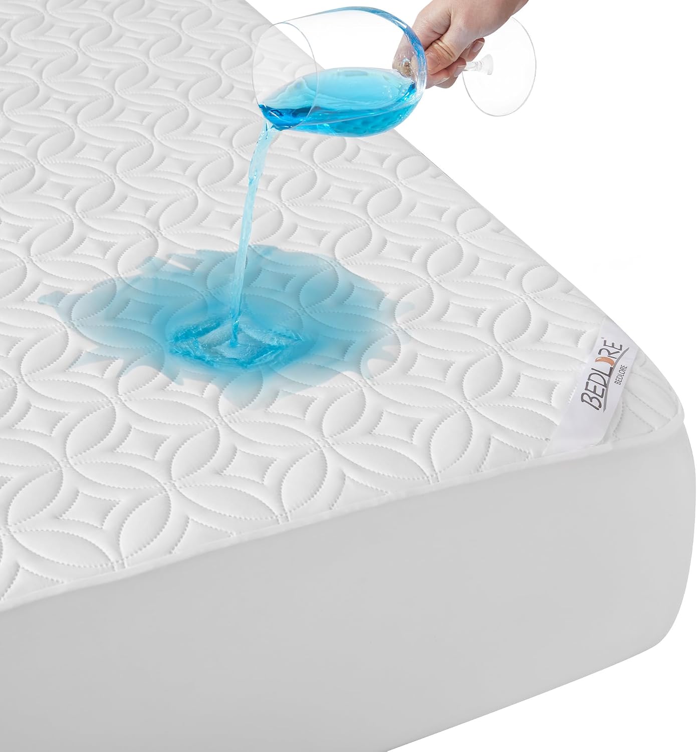 Detalle de Double waterproof mattress protector 40cm