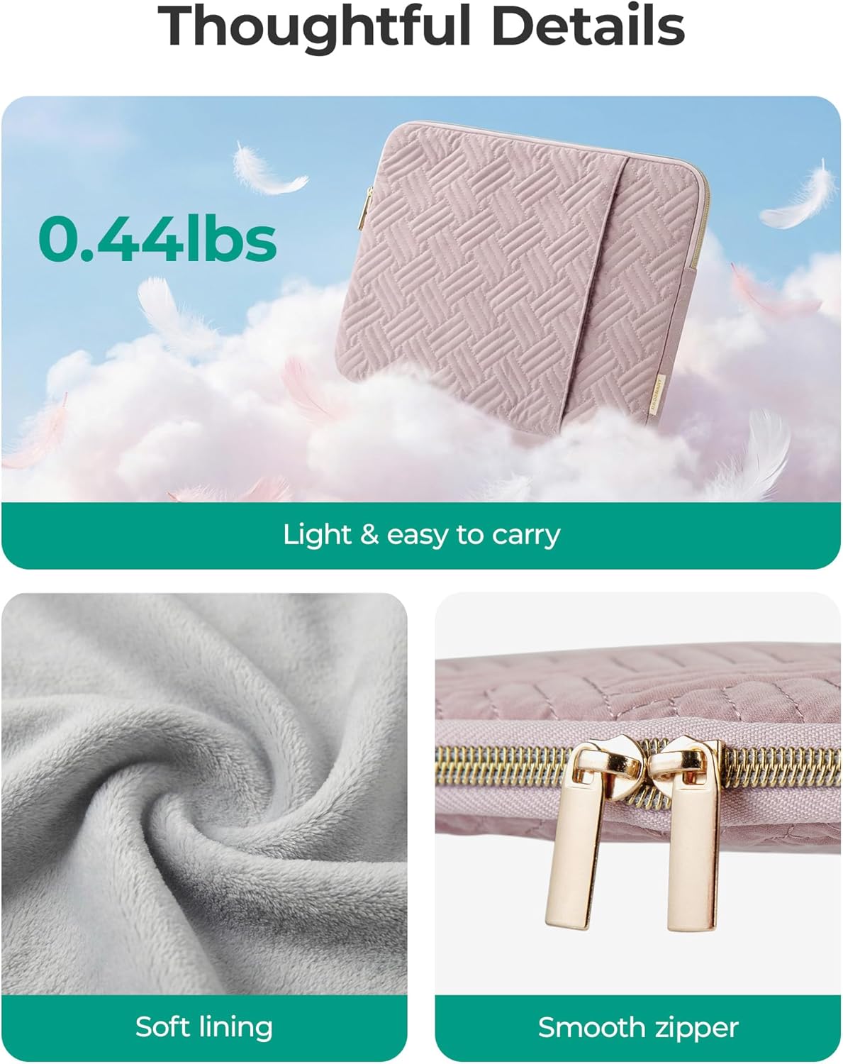 Thumbnail 6 de BAGSMART Laptop Sleeve, 13–14 Inch
