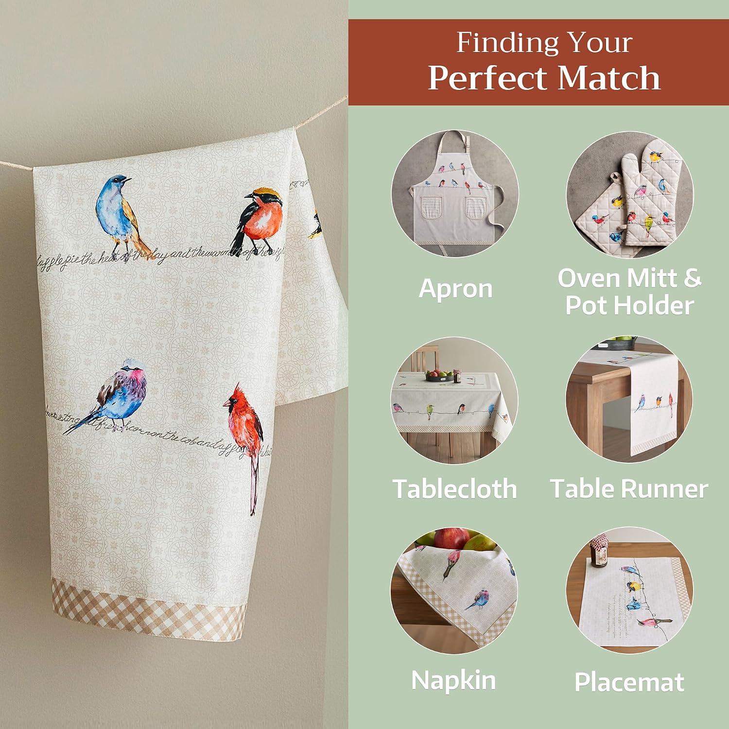 Thumbnail 5 de Maison d' Hermine Kitchen Towels 27.5x20 in