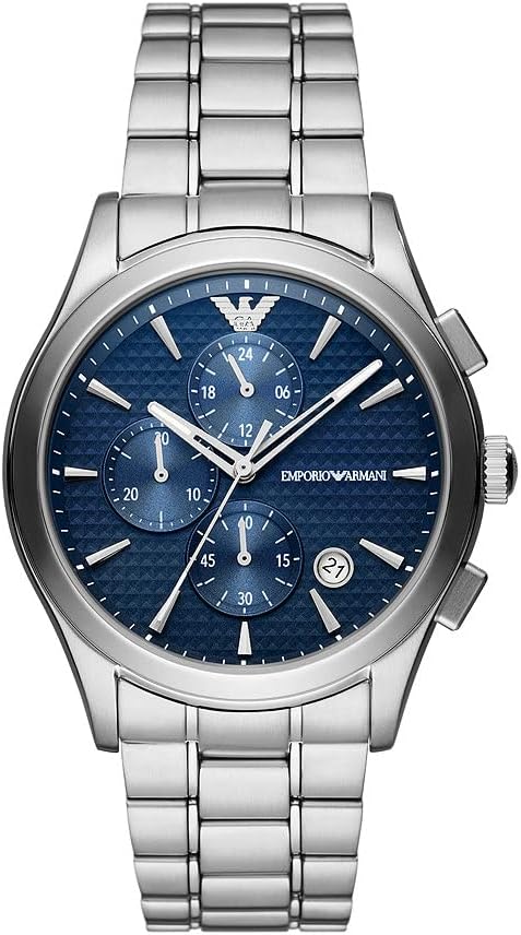 Thumbnail 6 de Emporio Armani Herren-Uhr mit Quarz-Chronograph, 42-mm-Gehäuse und grünem Zifferblatt