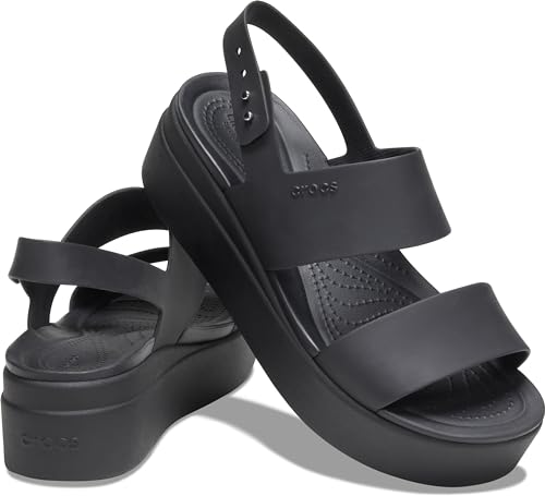 Thumbnail 5 de Crocs Mujer Brooklyn Low Wedge Sandalia en Negro - comodidad con cuña discreta