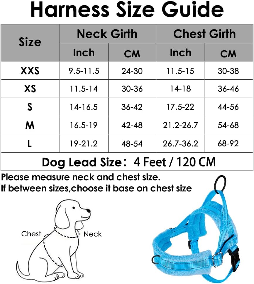 Thumbnail 1 de Eyein Dog Harness Small Dog (XS) – Anti-Pull Heavy Duty Vest with Reflective Lead Set