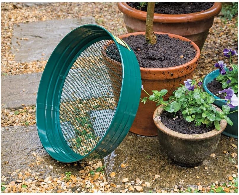 Detalle 1 de Draper Garden Sieve for Soil and Stones – Heavy Duty 365mm Metal Sieve