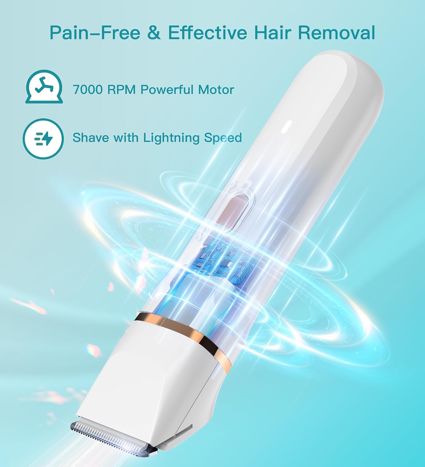 Thumbnail 4 de HEBECA 3-in-1 Electric Trimmer for Women, Waterproof Wet/Dry Groomer