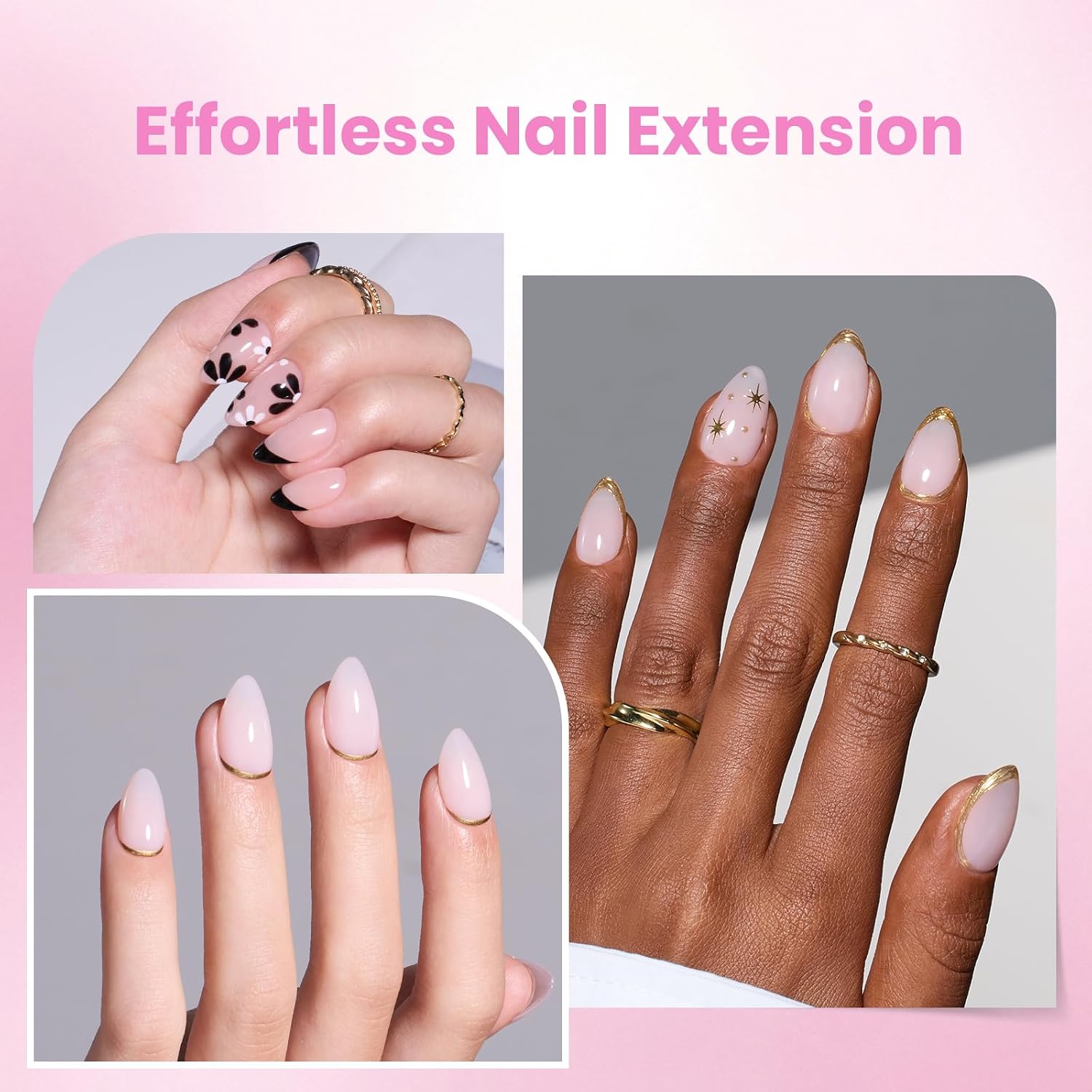 Thumbnail 1 de Beetles Tipex Lite Apex Nail Tips 512pcs