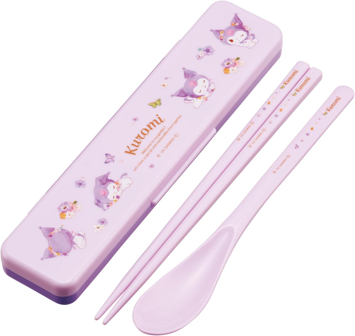 Detalle de Skater chopsticks and spoon set, 18 cm