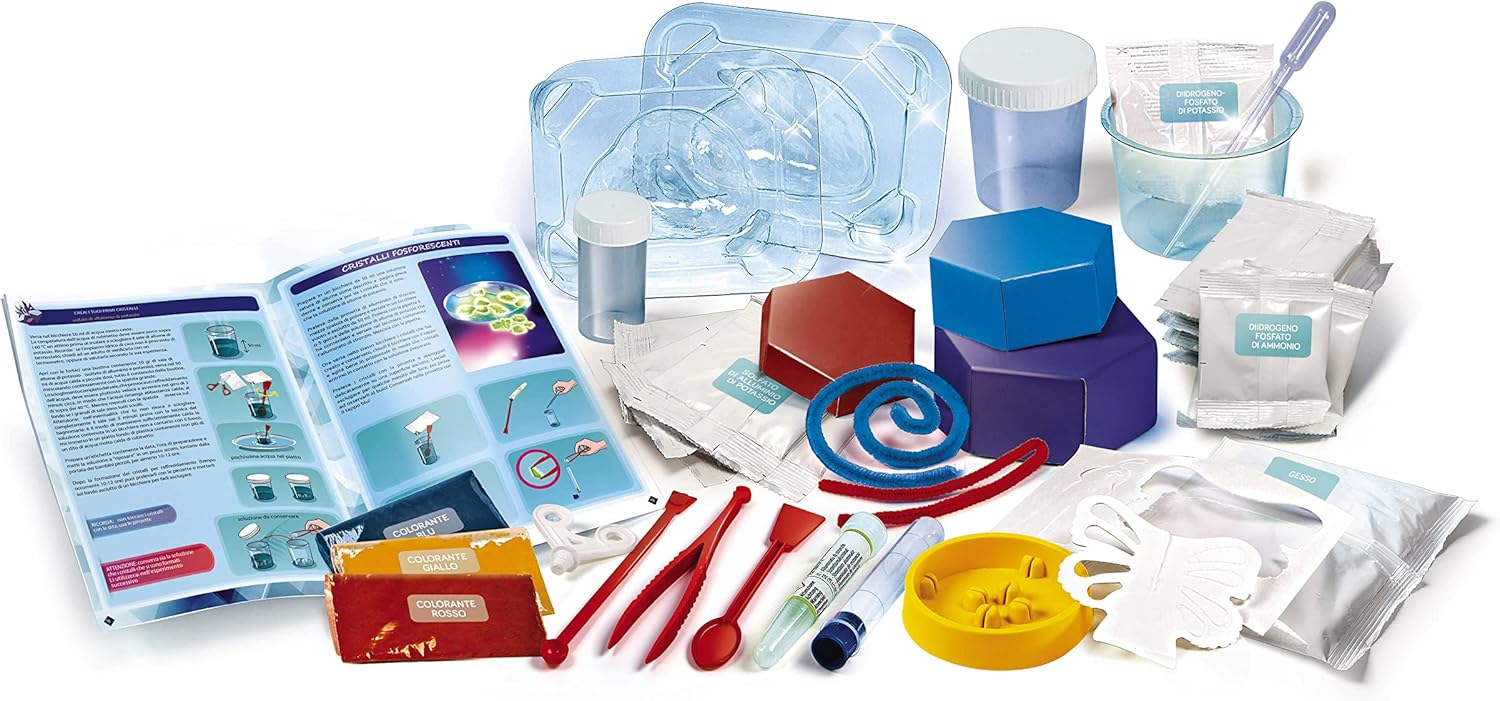 Thumbnail 3 de Clementoni Galileo Kristalle – Experimentierkasten per scoprire come crescono i cristalli