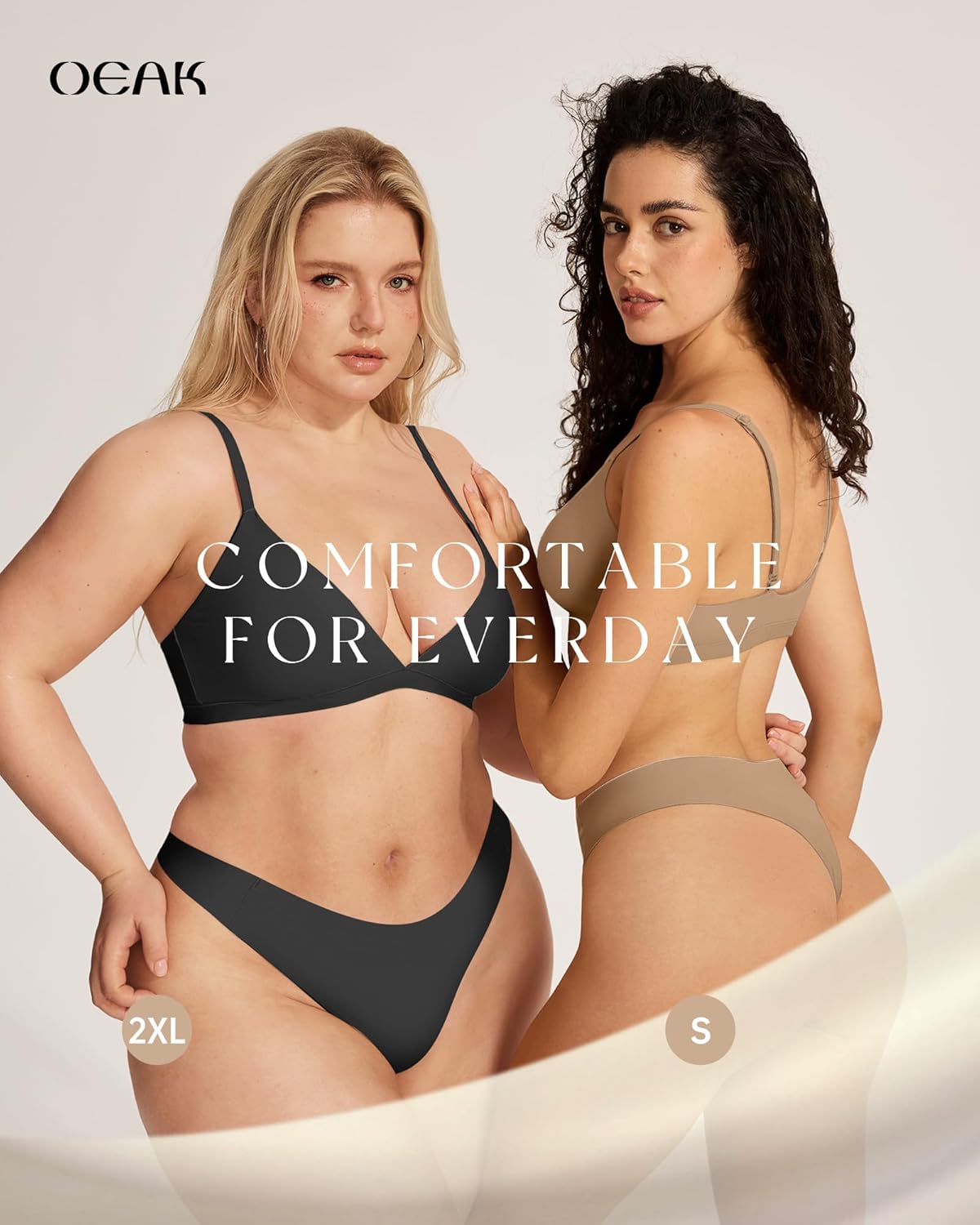 Thumbnail 6 de OEAK Seamless Thongs for Women: No Show, No Visible Lines, Comfortable for Workouts