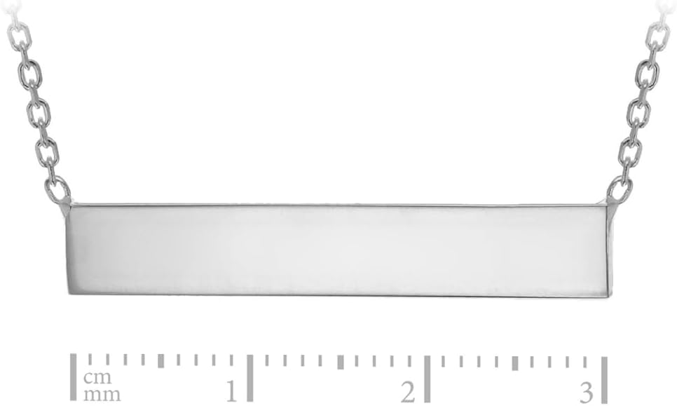 Thumbnail 5 de Vergoldete Halskette von Amazon Essentials mit horizontalem Stab aus Sterlingsilber