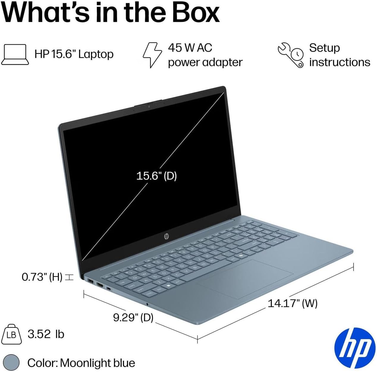 Detalle de HP 15.6-inch laptop