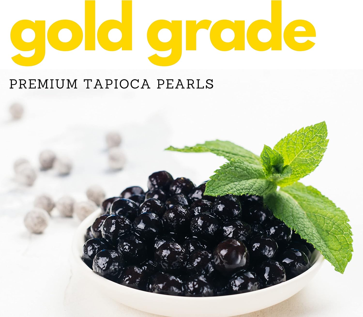 Detalle de Elo’s Premium Instant Tapioca Pearls, 1 lb for Bubble Tea