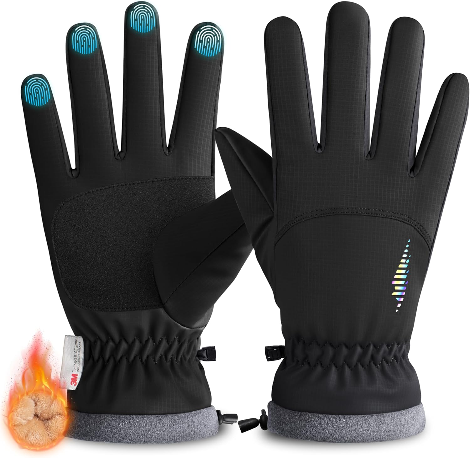 Detalle de rivmount Kids 3M Ski Gloves ages 3-15