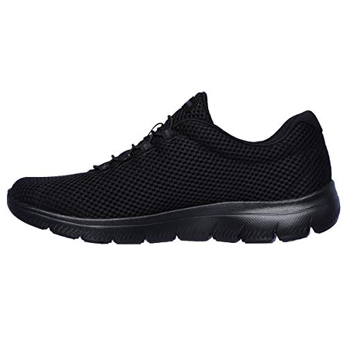 Detalle de Skechers Womens Summits Artistry Chic Sneaker – Black (UK 5)