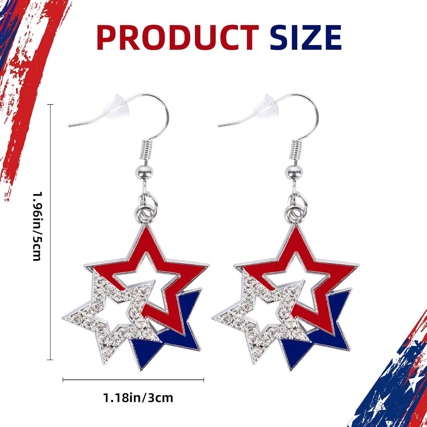 Detalle de ORORIN Holiday Earrings in Zinc Alloy